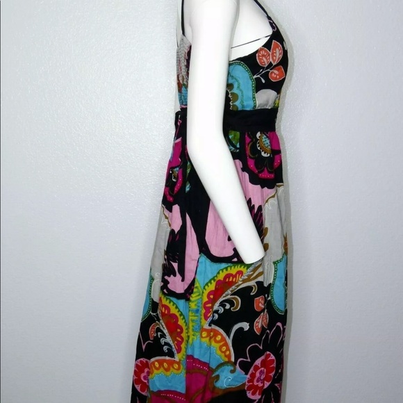 San Francisco Boho Long Dress Large Multicolor - Picture 2 of 8